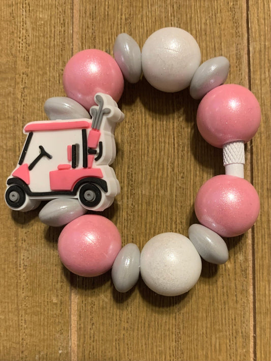 Golf Cart Cup Charm