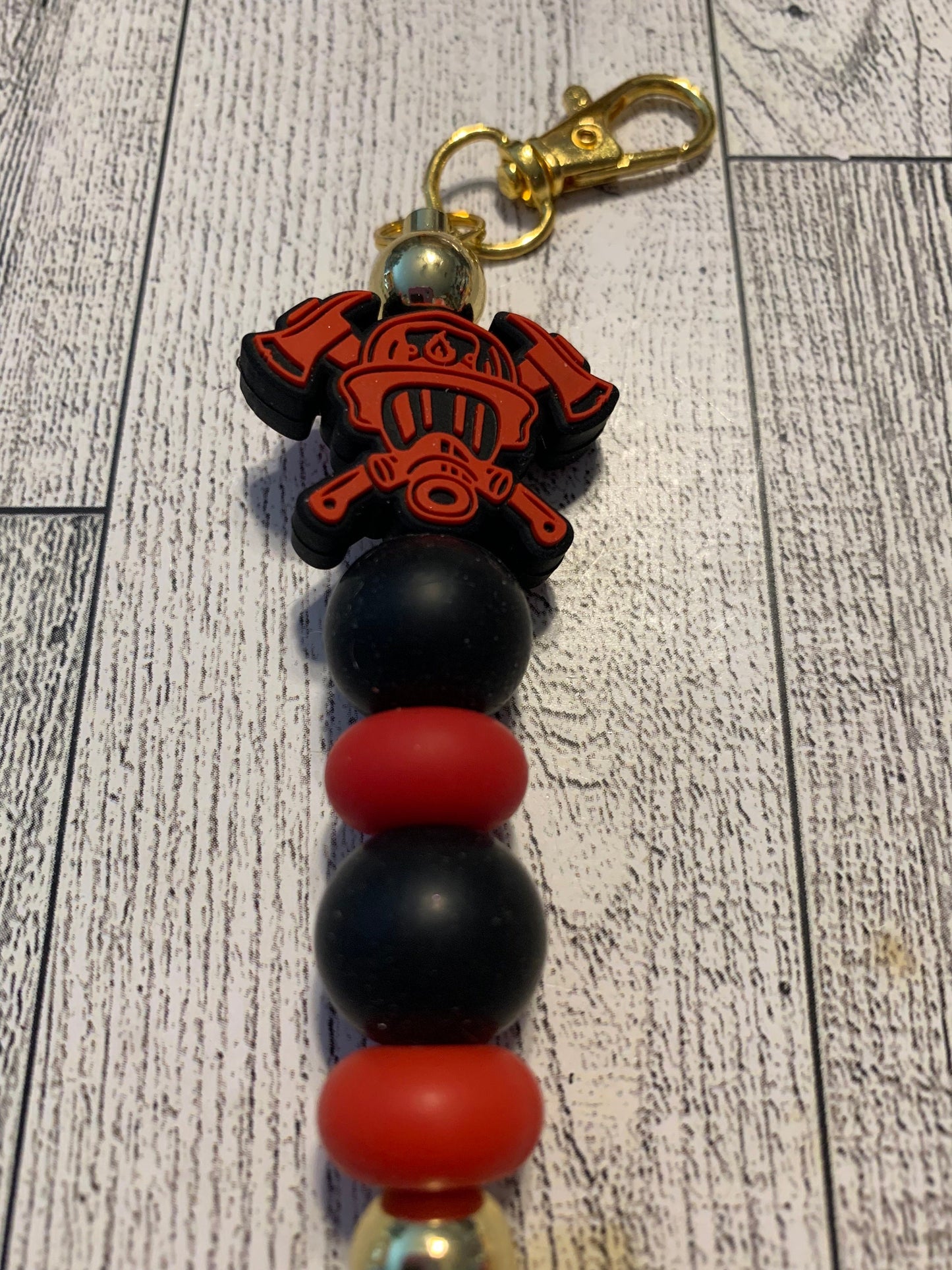 Fireman Key Chains/Zipper Pulls/Bag Charms