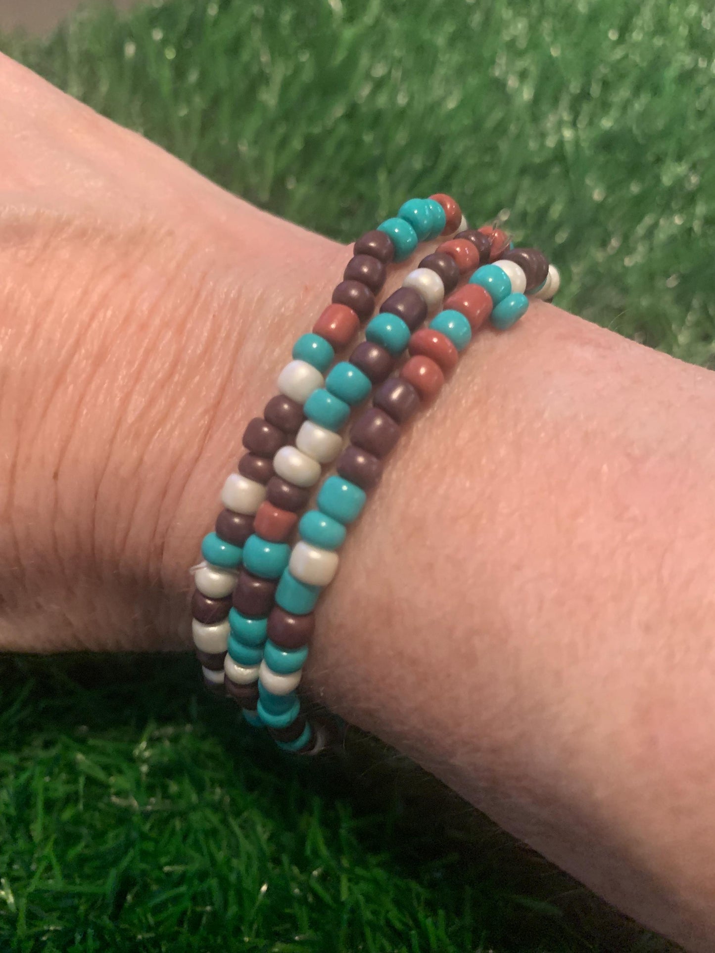 Southwest Seed Bead Bracelet