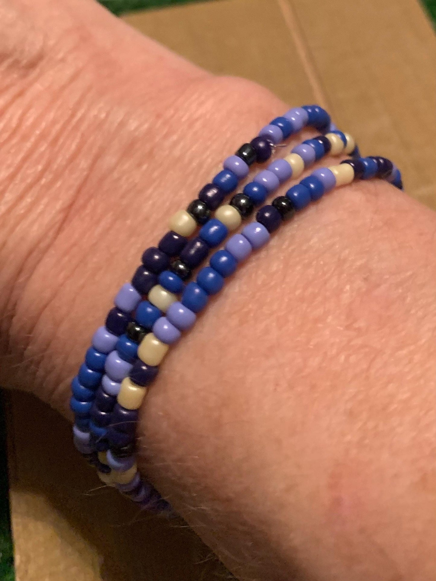 Midnight Sky Seed Bead Bracelet