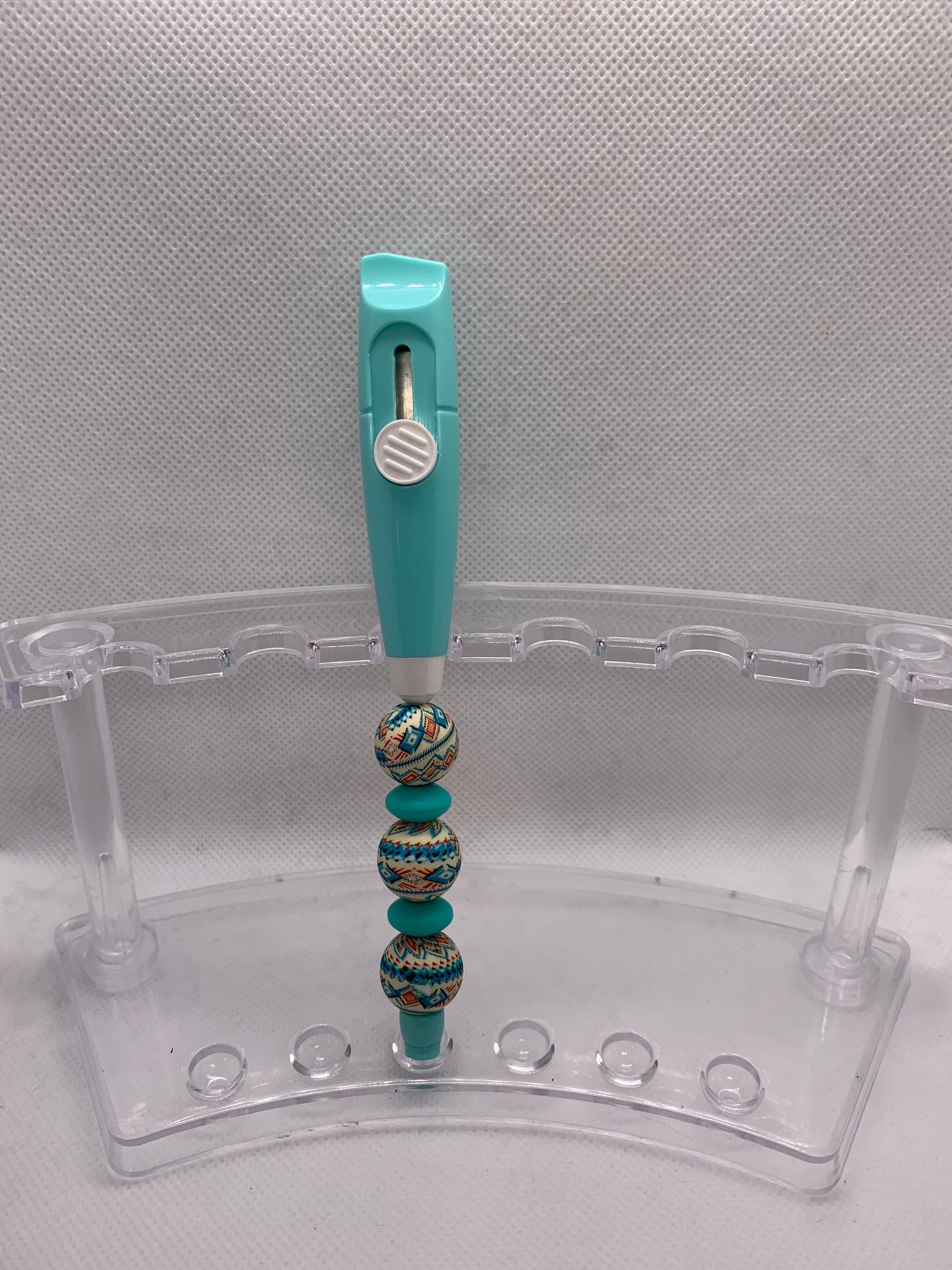 Aqua Beaded Box Cutter