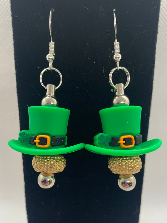 Leprechaun Hat Earrings