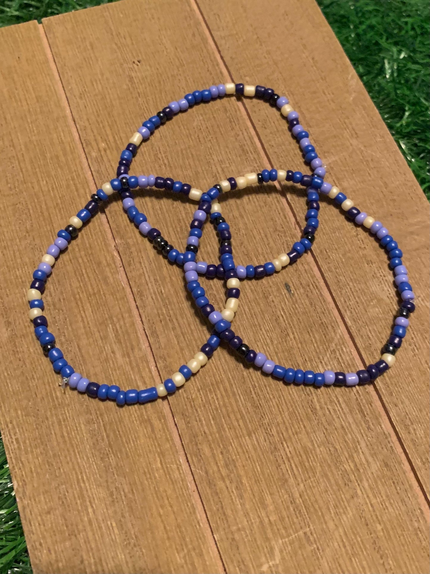 Midnight Sky Seed Bead Bracelet