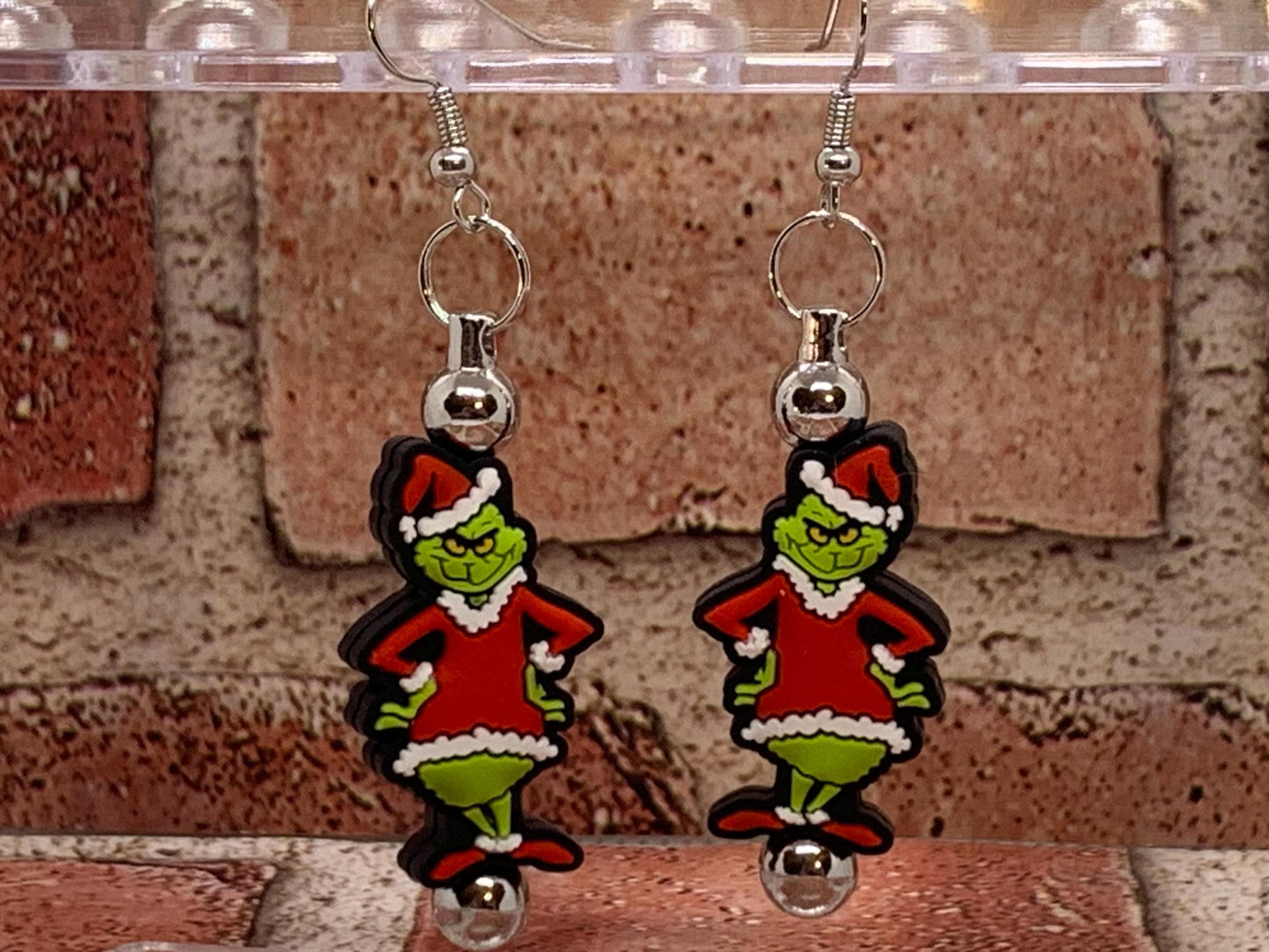 Green Monster (hands on hip) Earrings