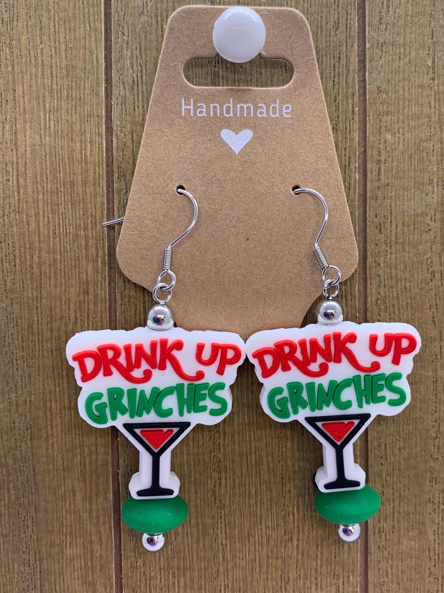 Drink Up Grinches Earrings