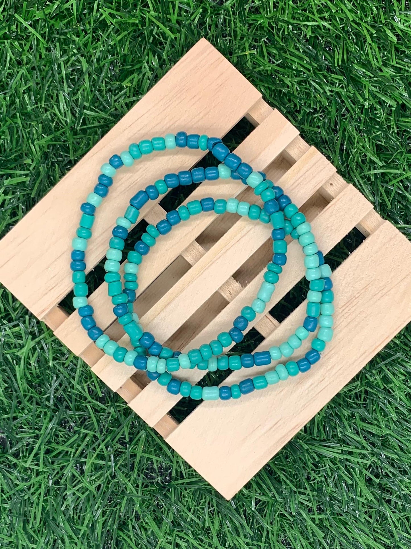 Mint Mix Seed Bracelets