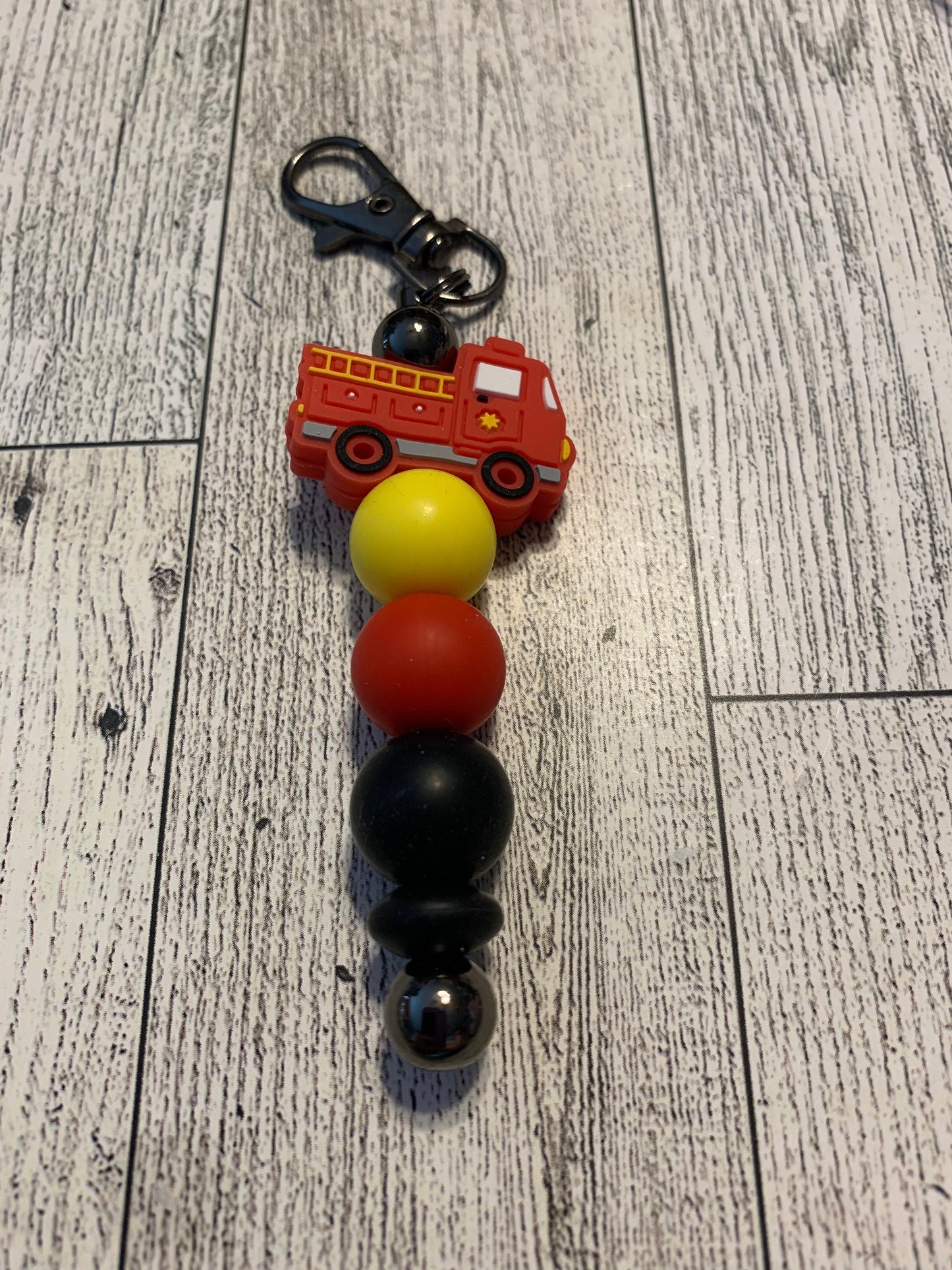 Fire Truck Key Chains/Zipper Pulls/Bag Charms